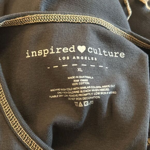 Inspired Culture Punk Rock Wild Free Tank Juniors Midriff XL NWT - Picture 3 of 3